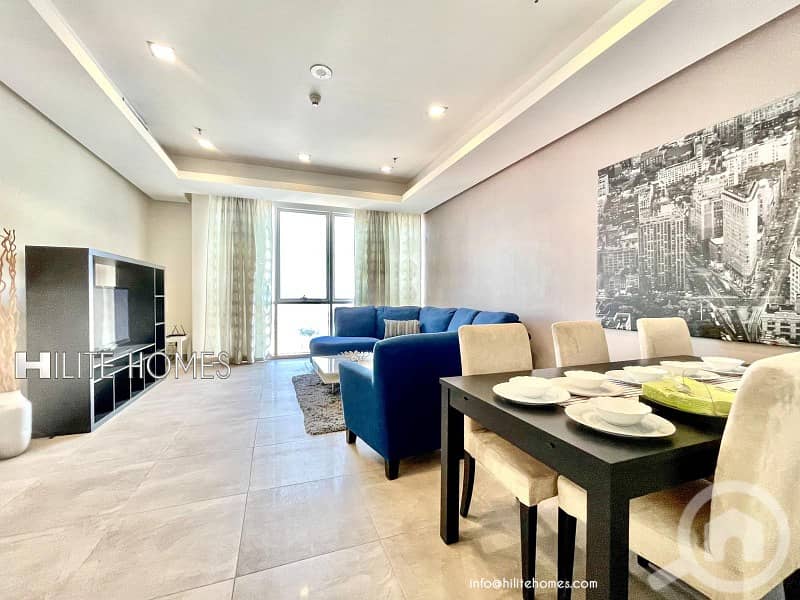 Three bedroom Furnished apartment for rent in Salmiya Three bedroom Furnished apartment for rent in Salmiya