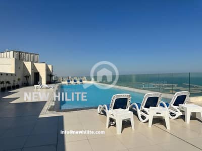 2 Bedroom Flat for Rent in Mahboula, Kuwait City - SEA VIEW FURNISHED TWO BEDROOM APARTMENT FOR RENT IN MAHBOULA