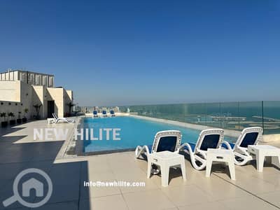 2 Bedroom Apartment for Rent in Mahboula, Kuwait City - SEA VIEW FURNISHED TWO BEDROOM APARTMENT FOR RENT IN MAHBOULA