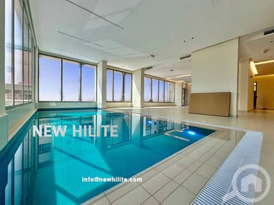 شقة 3 غرف نوم للايجار في السالمية، مدينة الكويت - Brand new two bedroom apartment in Salmiya with Balcony