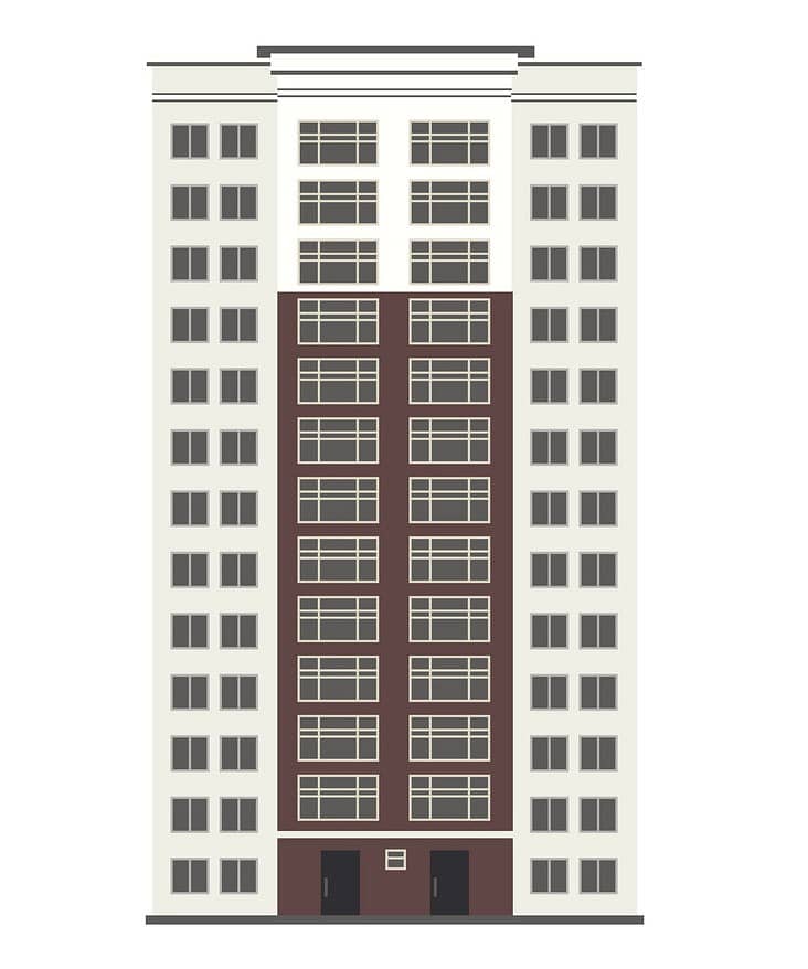 New building in mangaf. 40 apartments. for companies only.