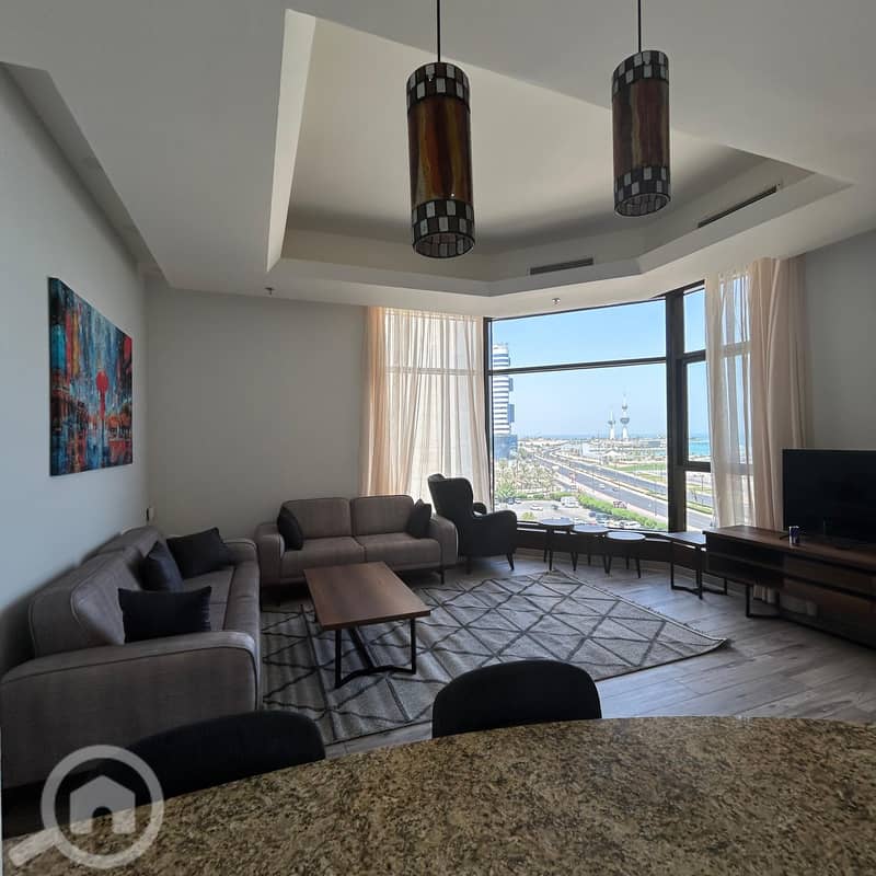 Furnished apartment for rent in Bneid Al-Qar, Block 1.
