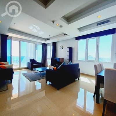 فلیٹ 2 غرفة نوم للايجار في الفنطاس، مدينة الكويت - Furnished apartment (full floor) for rent in Fintas,