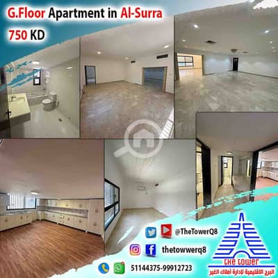 4 Bedroom Apartment for Rent in Al Surra, Kuwait City - للإيجار في السرة – شقة أرضية – مساحات كبيرة – تشطيب سوبر ديلوكس 4 غرف