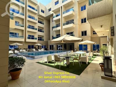 1 Bedroom Flat for Rent in Al Manqaf, Kuwait City - 1 Master Bedroom Furnished Ground Floor Apartment in Mangaf.